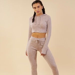 Gymshark slounge taupe marl